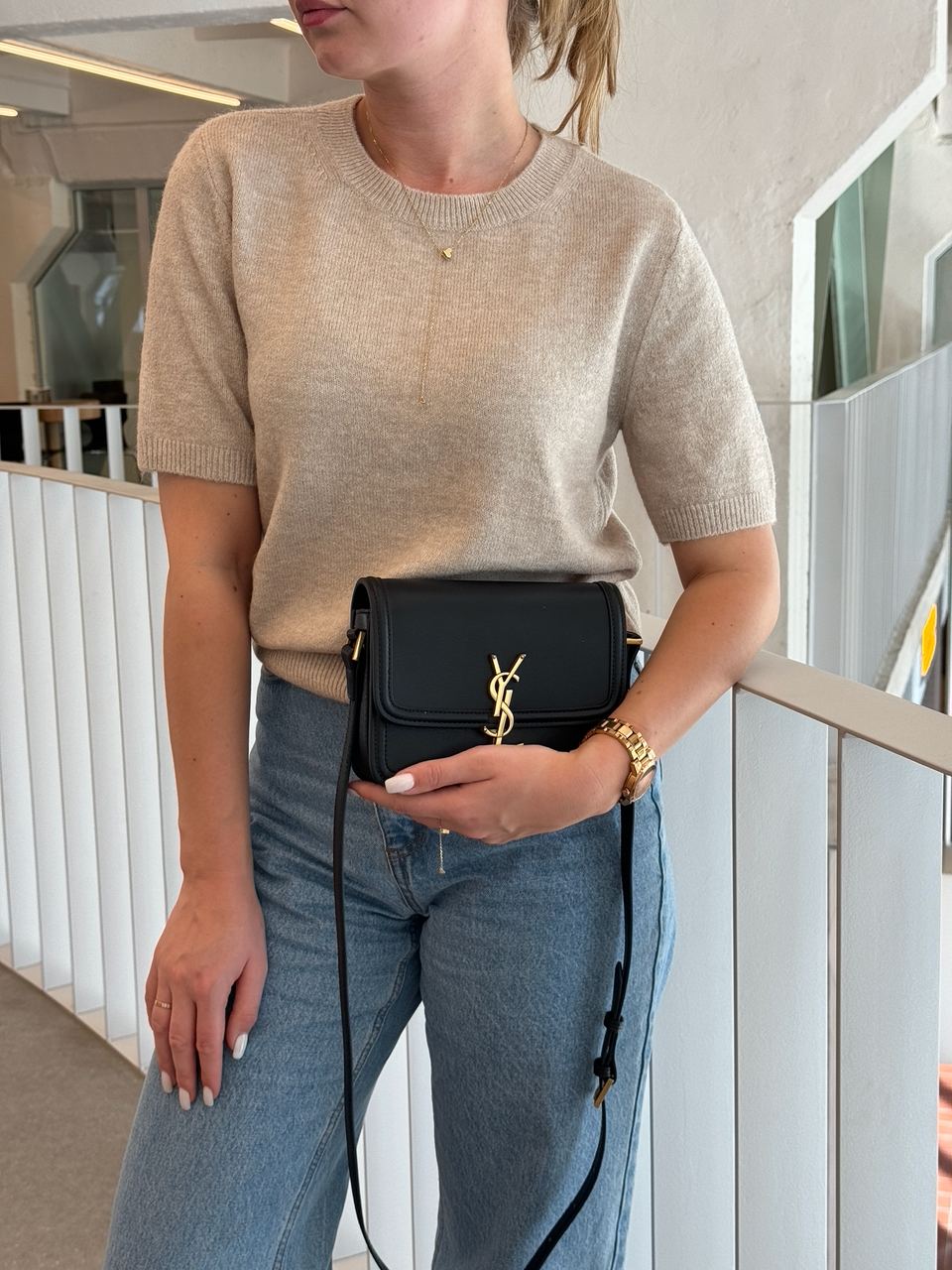 Saint Laurent Solferino Black/Gold - 6