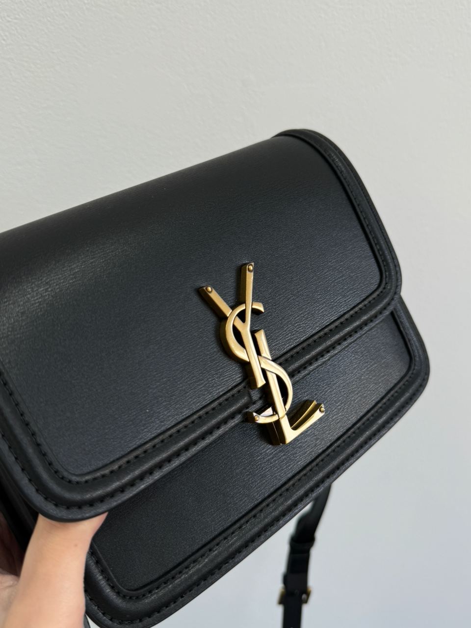 Saint Laurent Solferino Black/Gold - 7