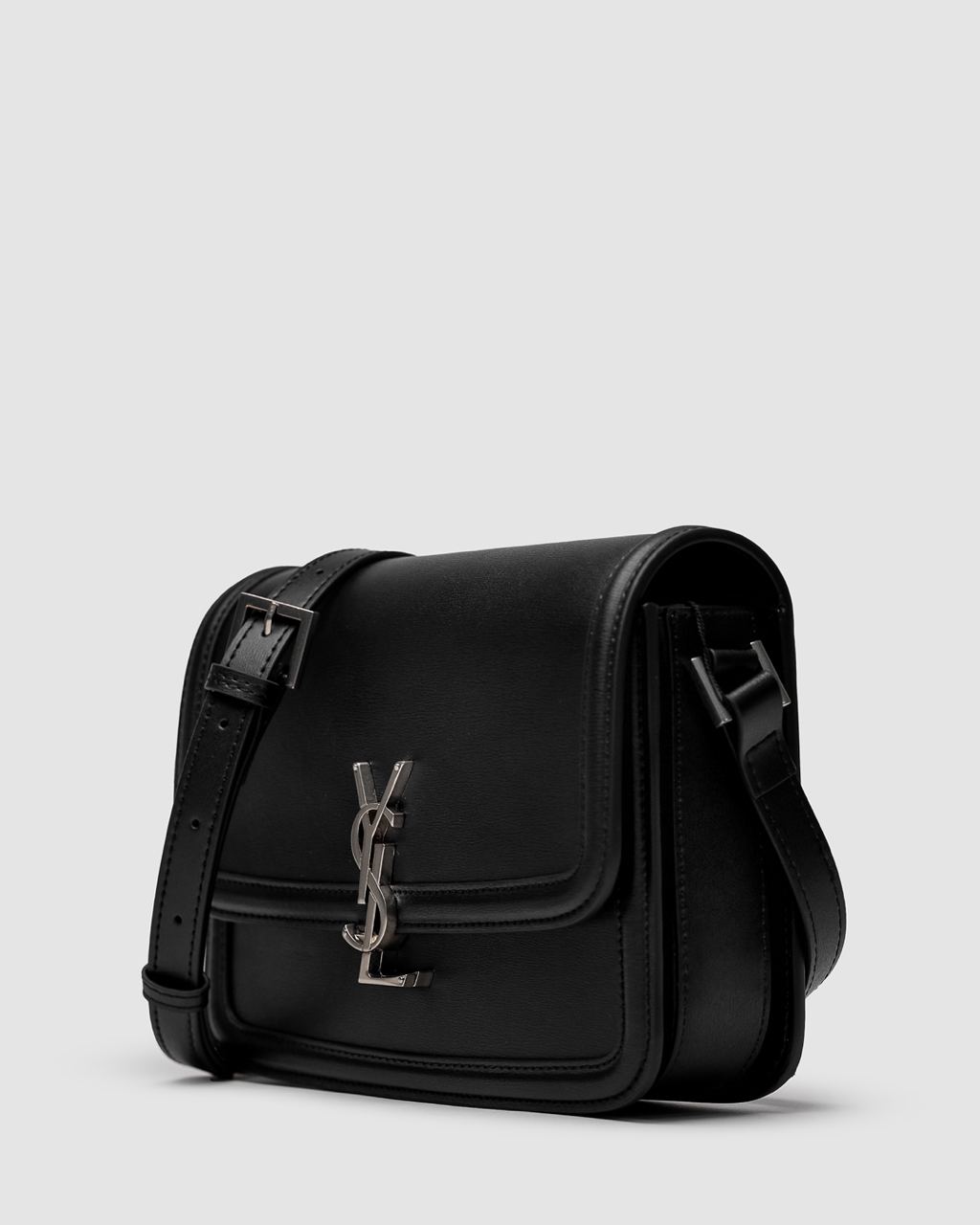 Saint Laurent Solferino Large Black/Silver - 12