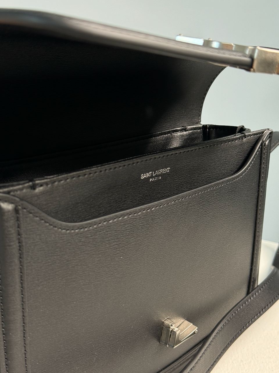 Saint Laurent Solferino Large Black/Silver - 24