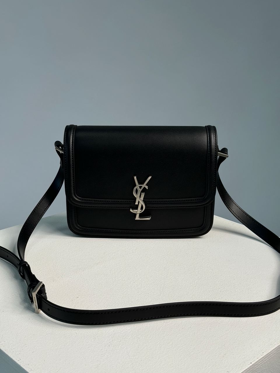 Saint Laurent Solferino Large Black/Silver - 5