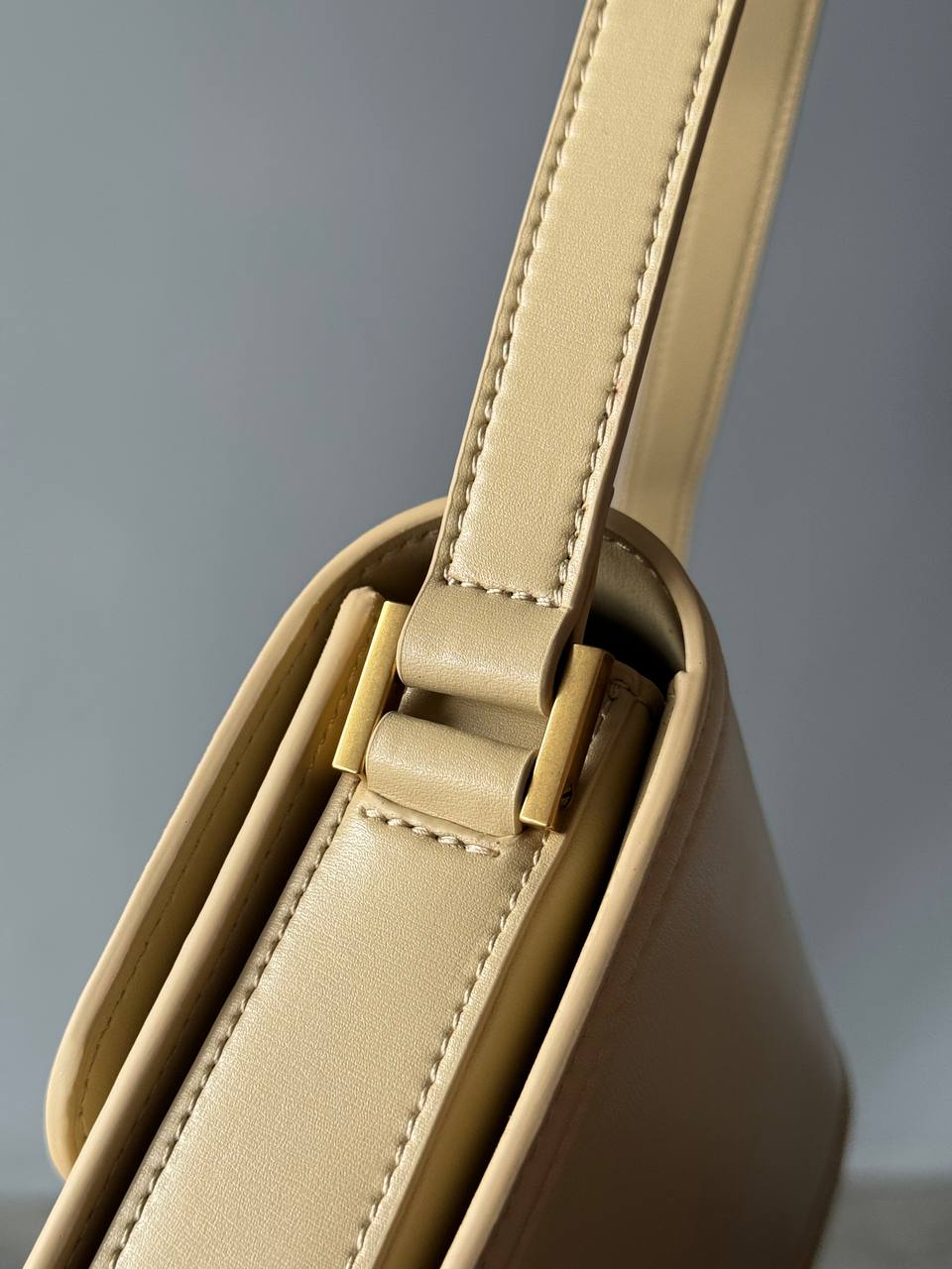 Saint Laurent Solferino Small Beige - 9