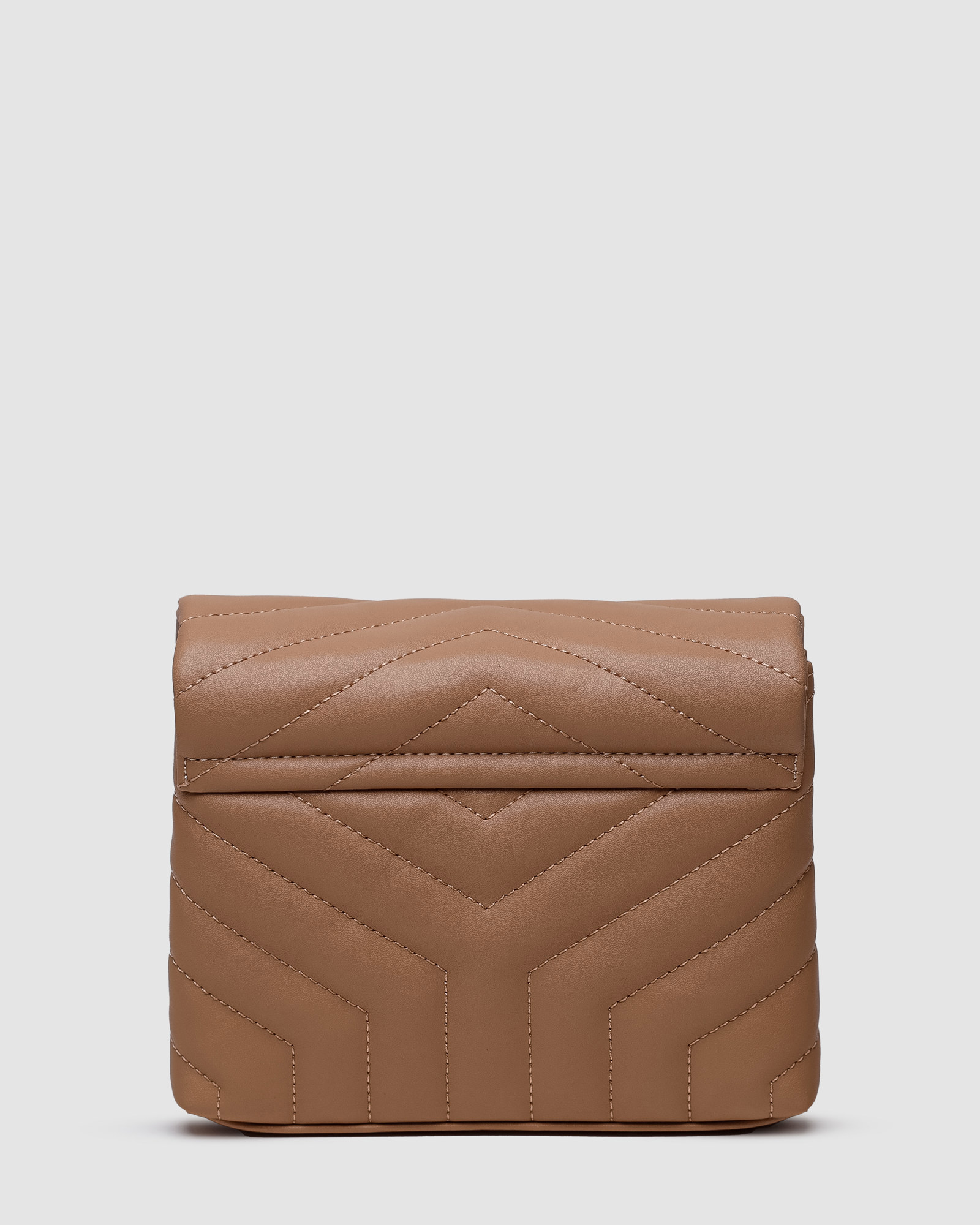 Saint Laurent Toy LouLou In Quilted Leather Beige/Gold - 2