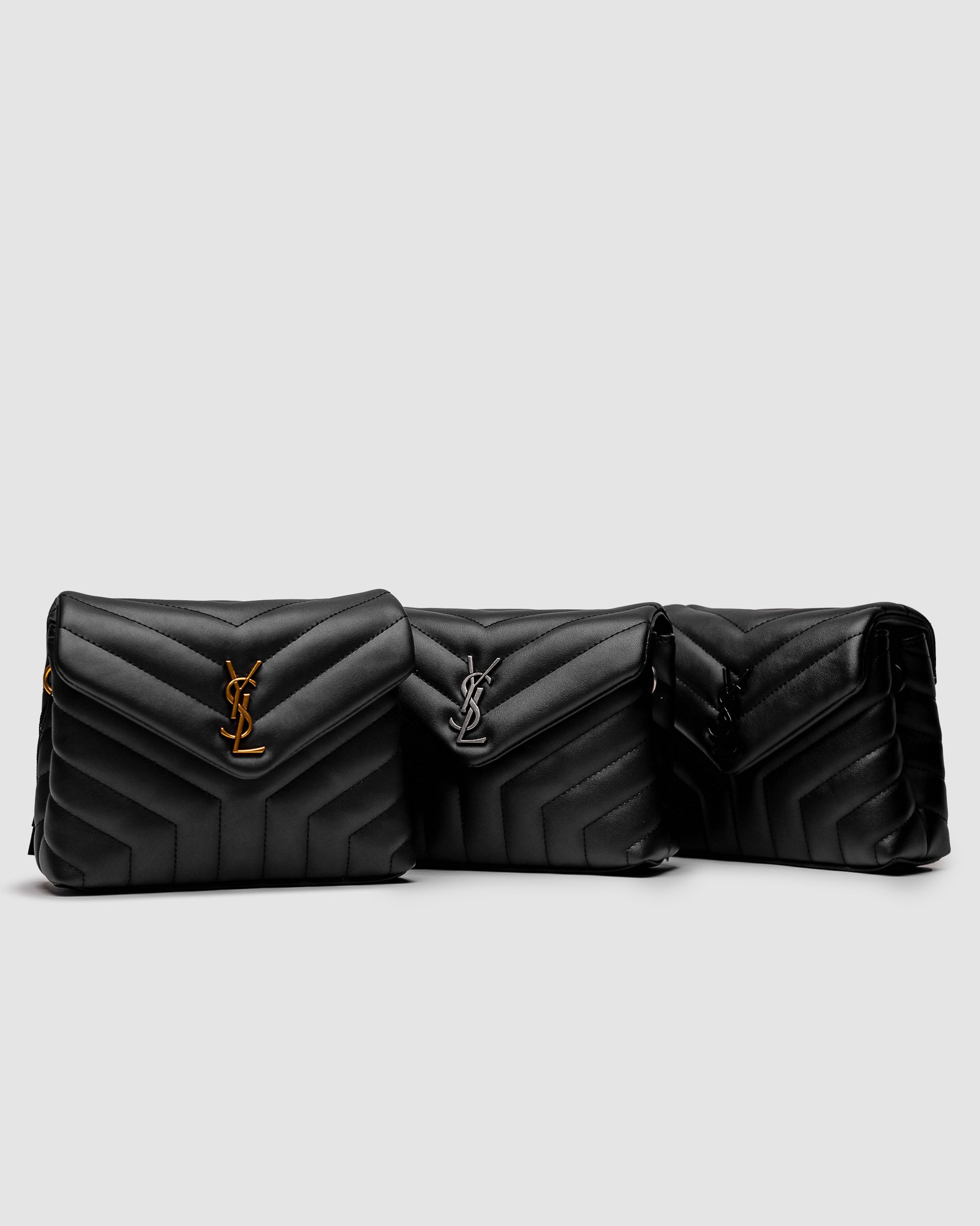Saint Laurent Toy LouLou In Quilted Leather Beige/Gold - 5