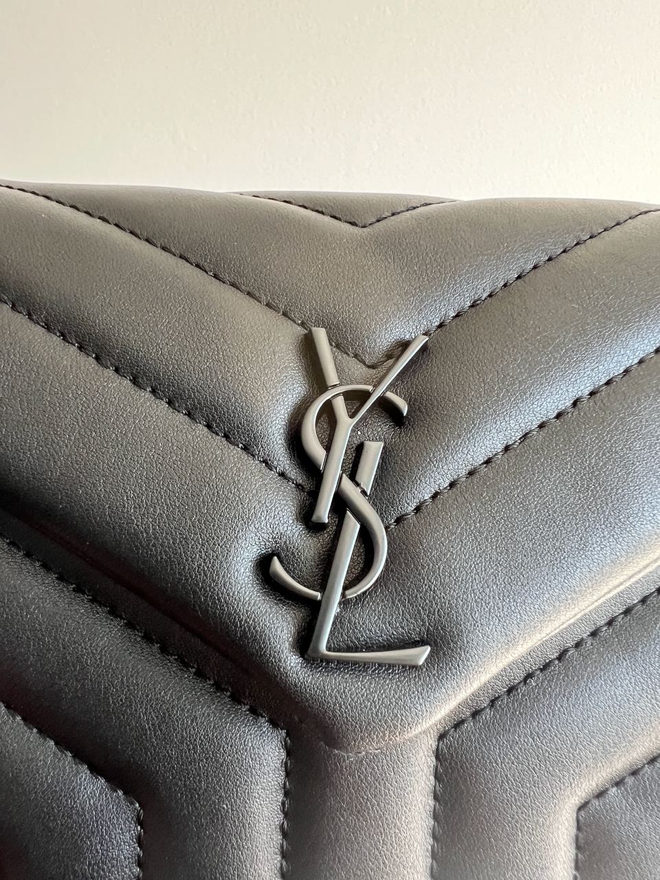 Saint Laurent Toy LouLou In Quilted Leather Black/Black - 12