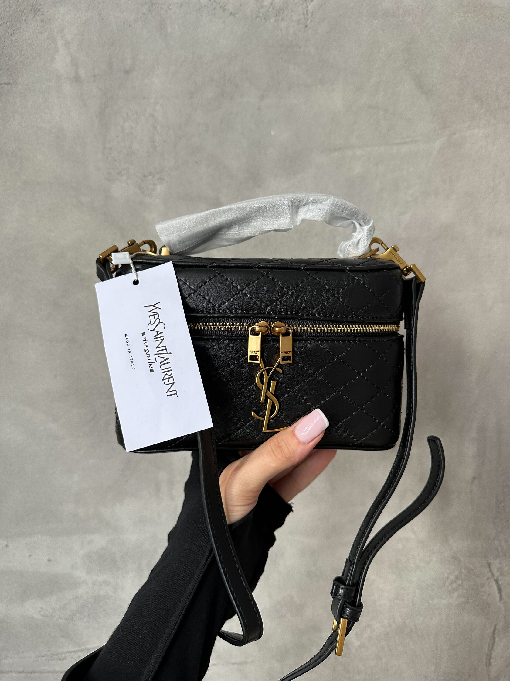 Saint Laurent Vanity Case Mini Black - 4