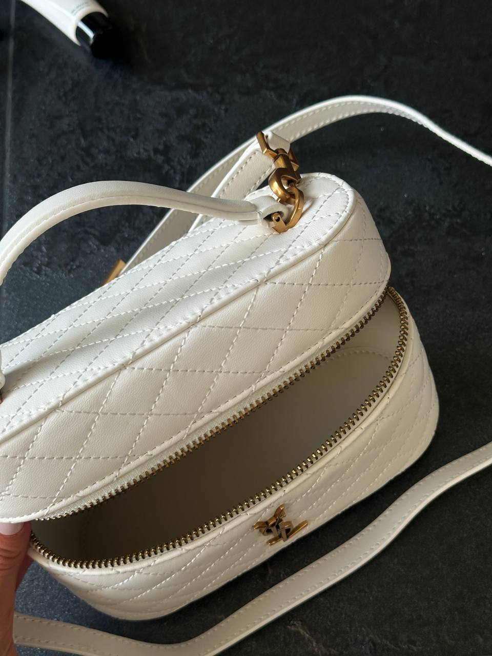 Saint Laurent Vanity Case Mini White - 8