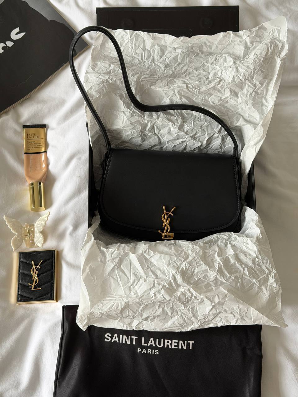 Saint Laurent Voltaire in Box Black/Gold - 2