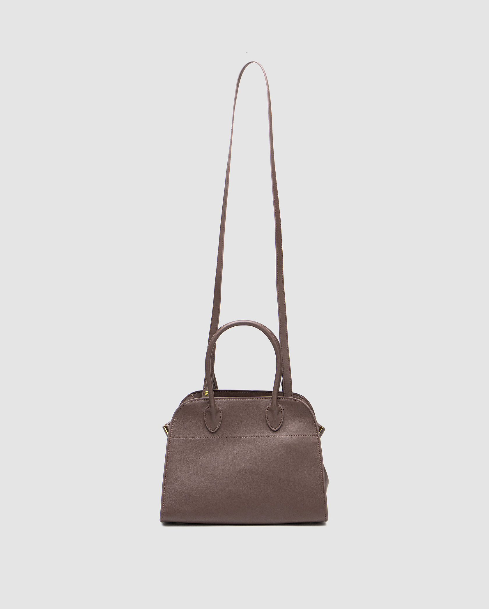The Row Soft Margaux 26 Bag in Leather Brown - 3