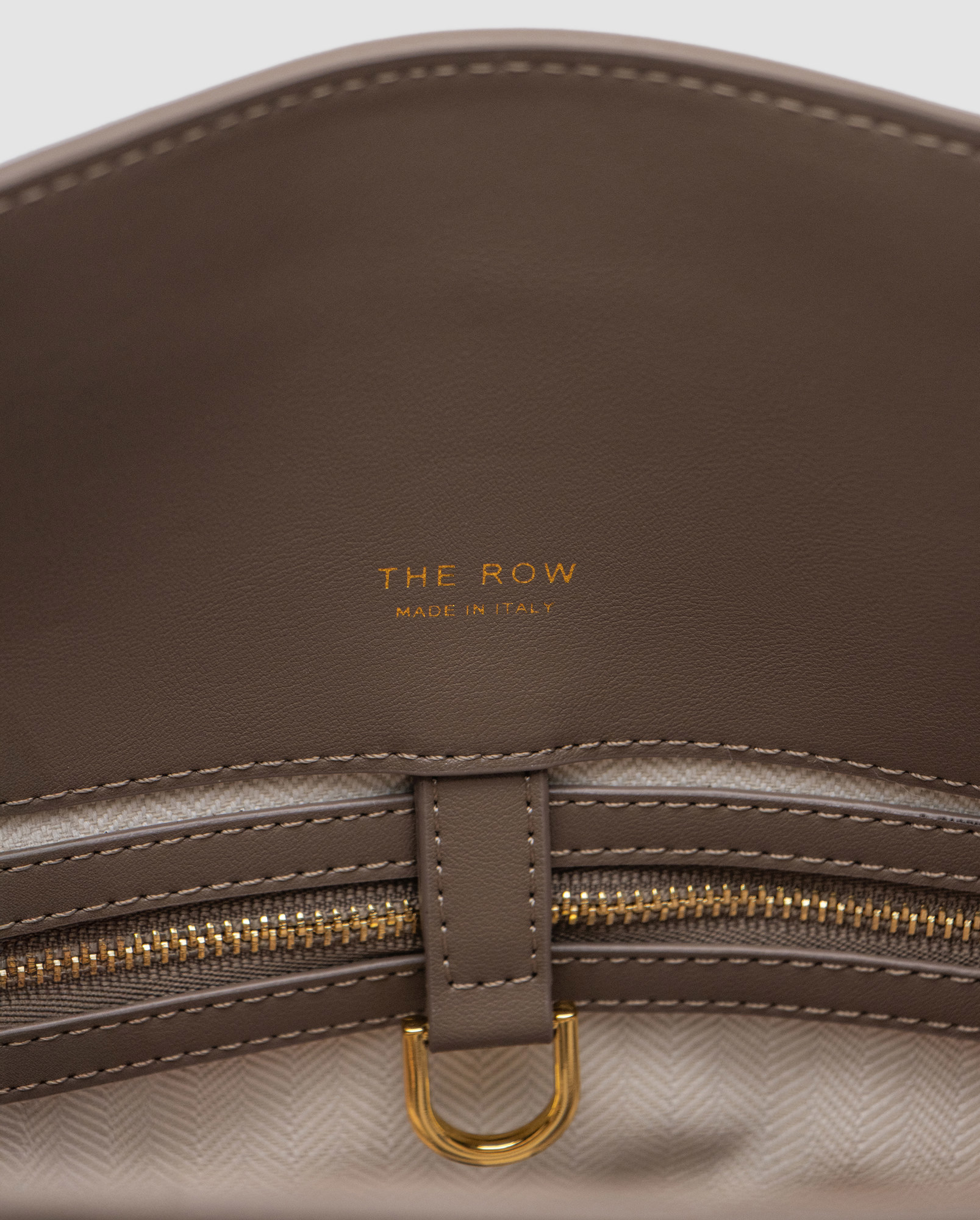 The Row Soft Margaux 39 Bag in Leather Brown Capucines (без бре - 4