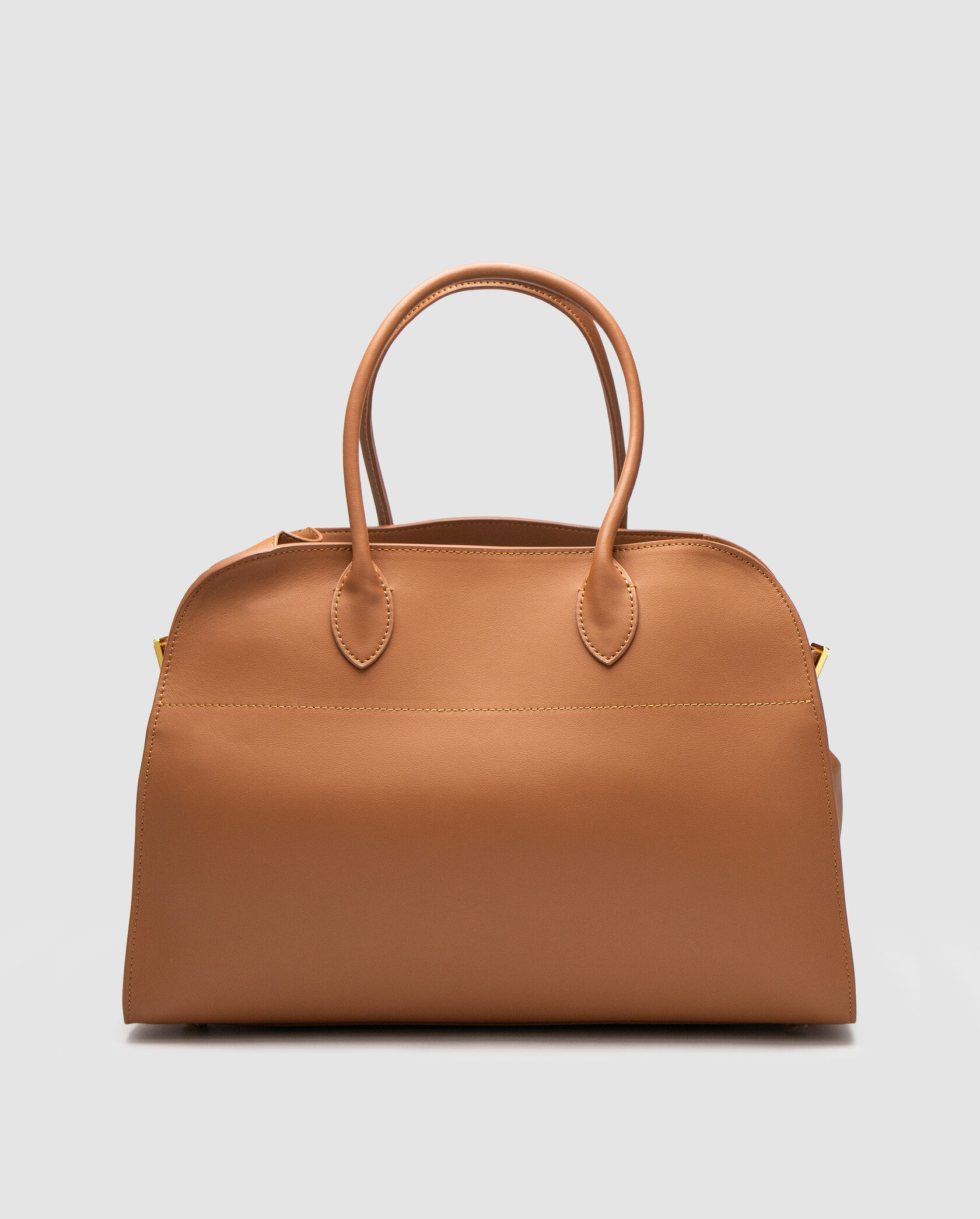 The Row Soft Margaux 39 Bag in Leather Ginger - 3