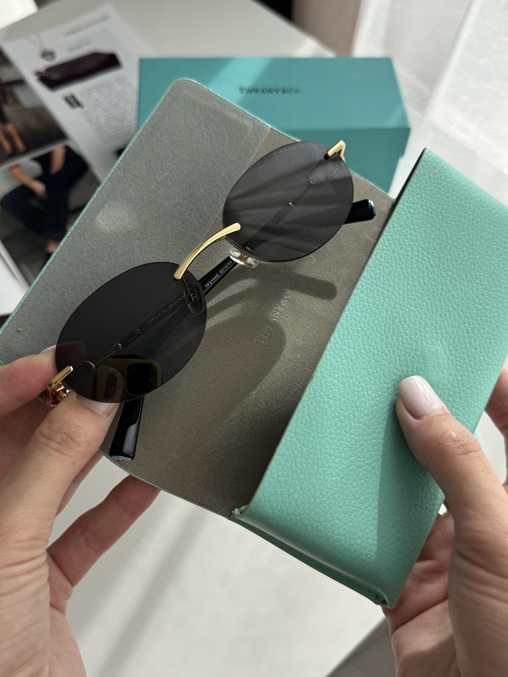 Tiffany &amp; CO Black/Gold TF3104D 6216/S4 2N - 5