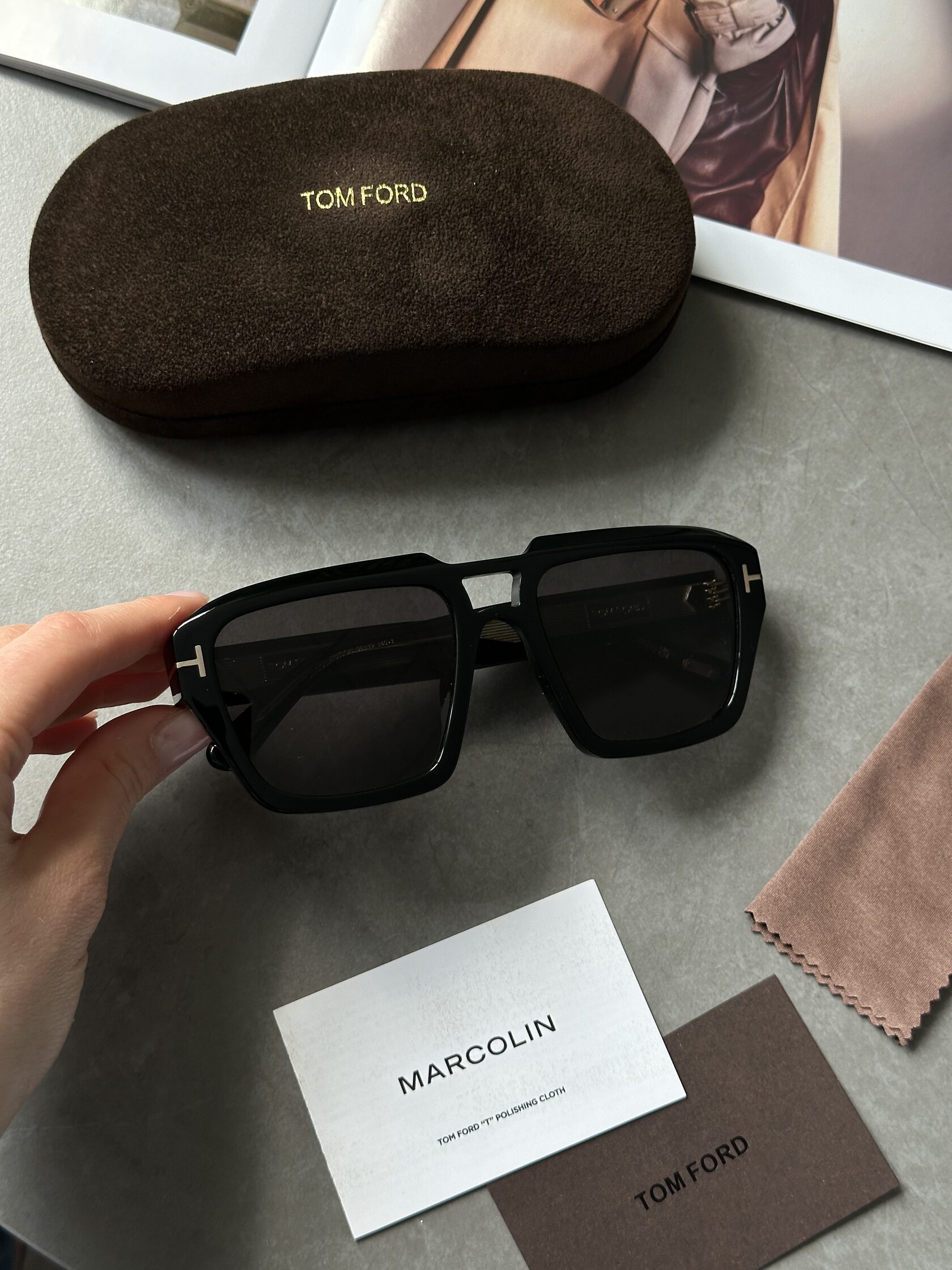 Tom Ford Black/Black FT1202 01A - 4