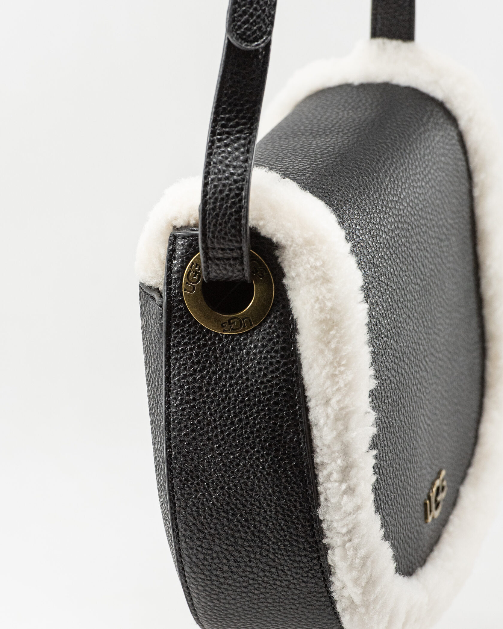 UGG Heritage Crossbody Bag in Black Leather - 8