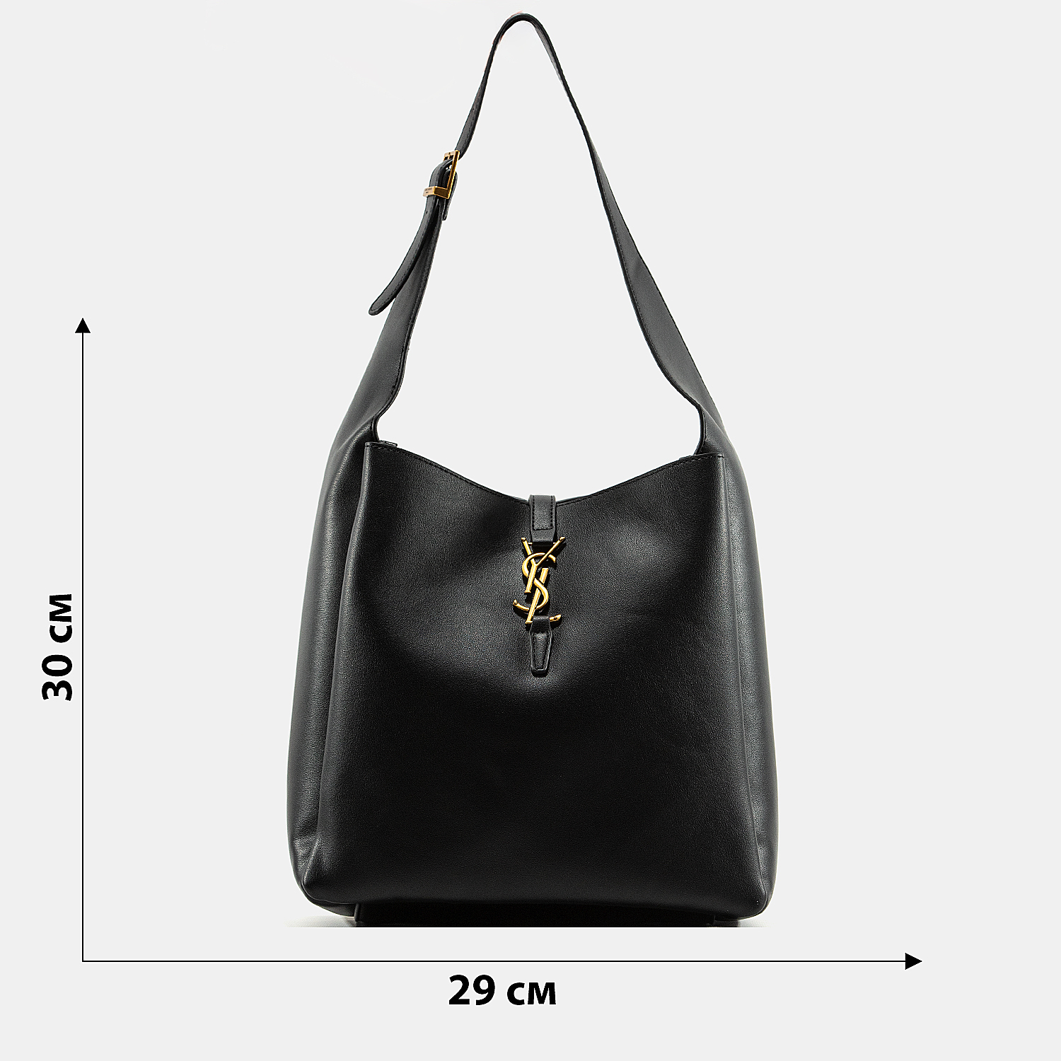 Yves Saint Lauren LE 5 À 7 supple large in grained leather - 3