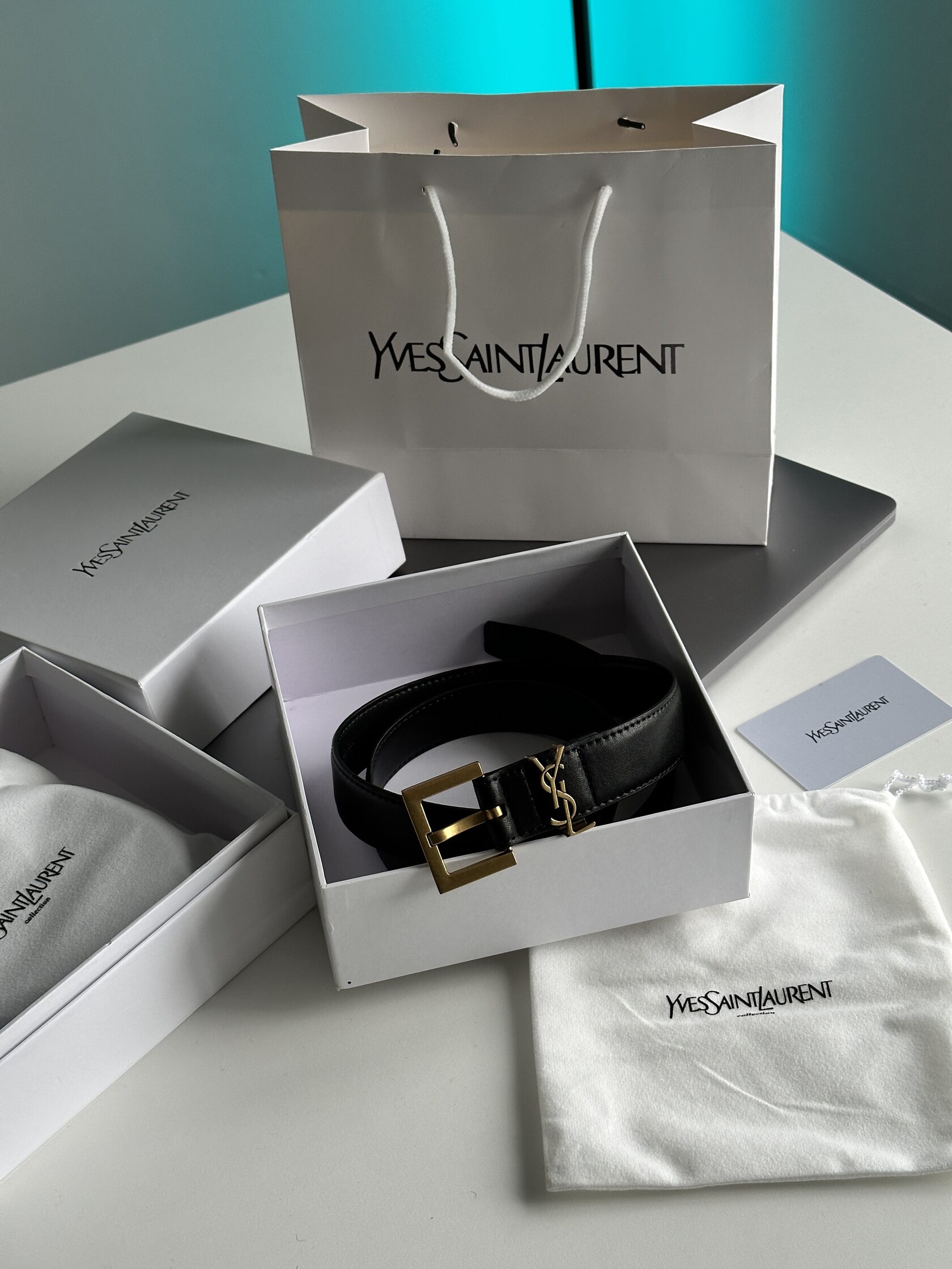 Yves Saint Laurent Belt Gold - 5