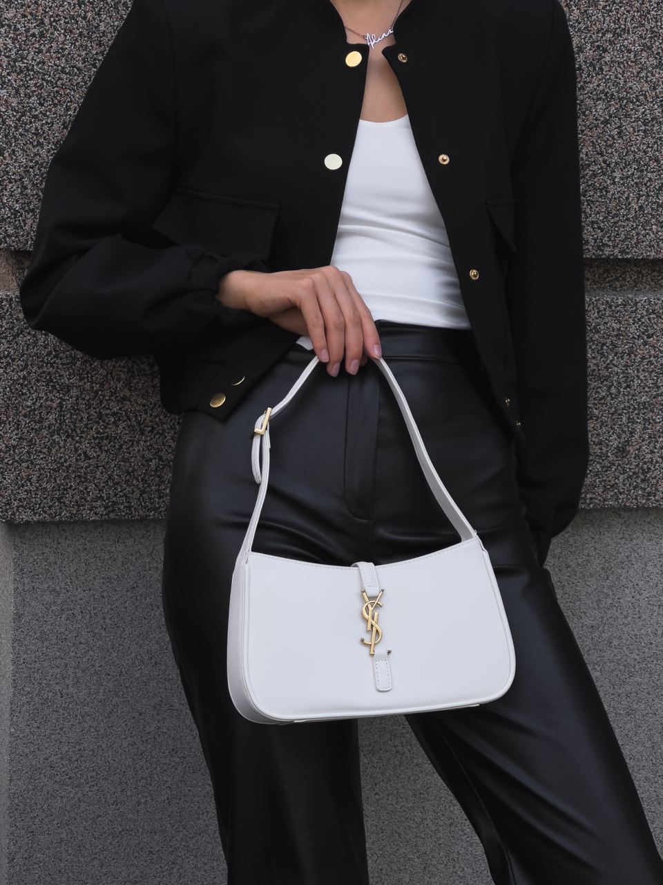 Yves Saint Laurent Hobo White - 4
