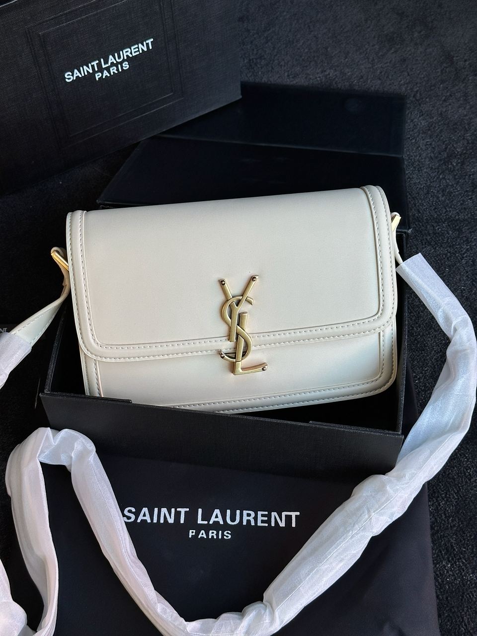 Yves Saint Laurent Medium Solferino Cream - 2