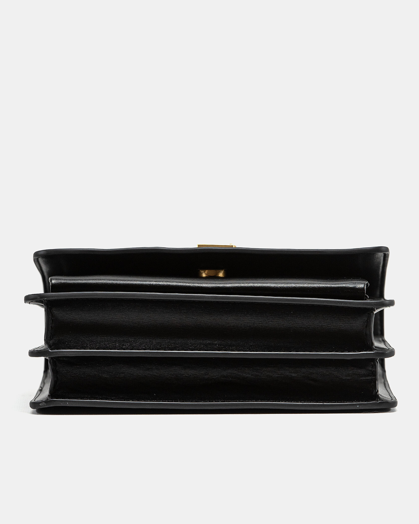 Yves Saint Laurent Medium Sunset in Smooth Leather Black/Gold - 13