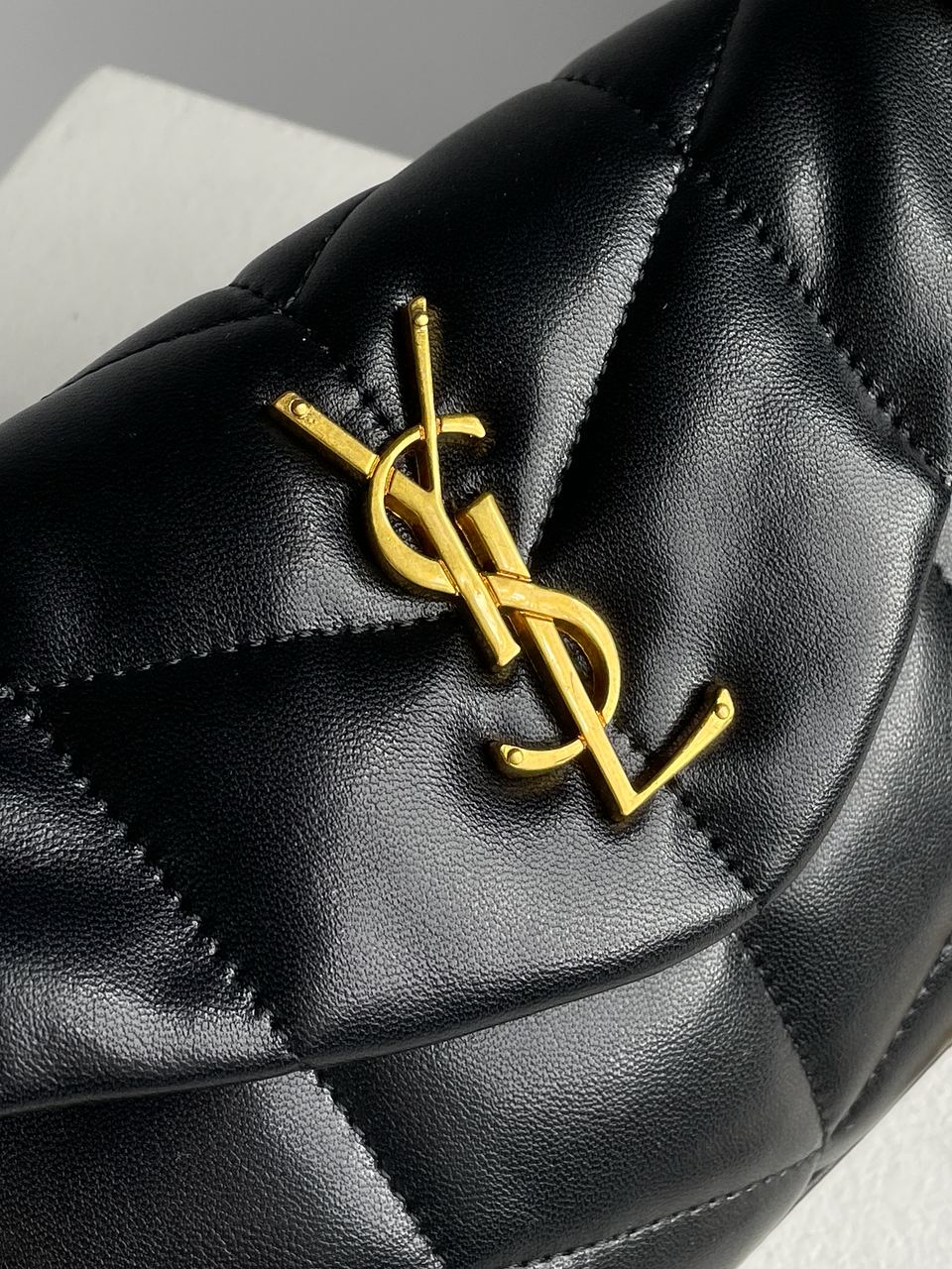 Yves Saint Laurent Puffer Small in Nappa Leather Gold Chain - 6