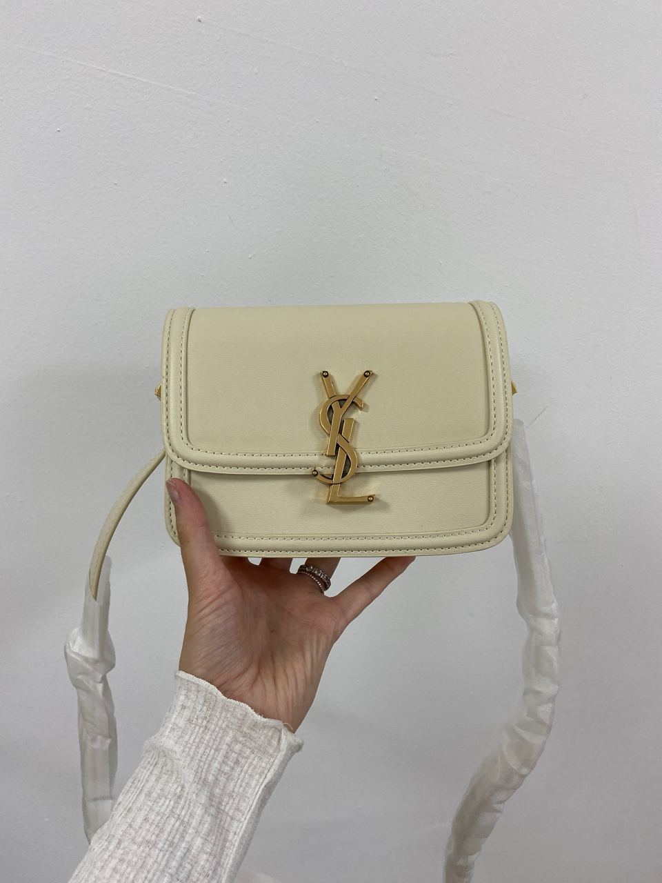 Yves Saint Laurent Small Solferino Cream - 9